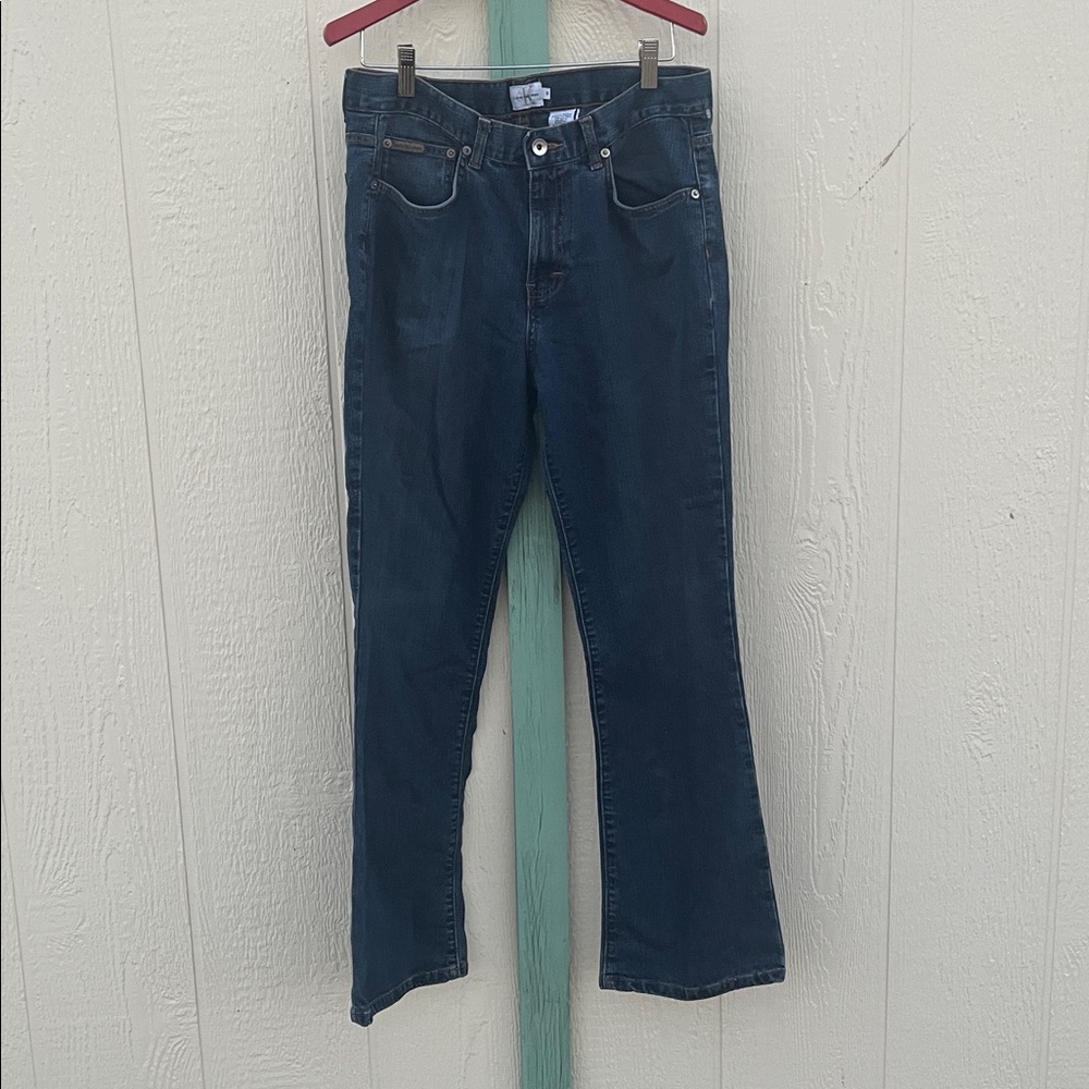 Calvin Klein Dark Vintage Bootcut Jeans 10